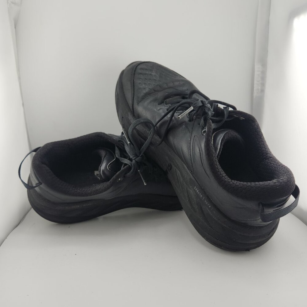 Hoka One One Black Sneakers Size 9.5 - Picture 2 of 4